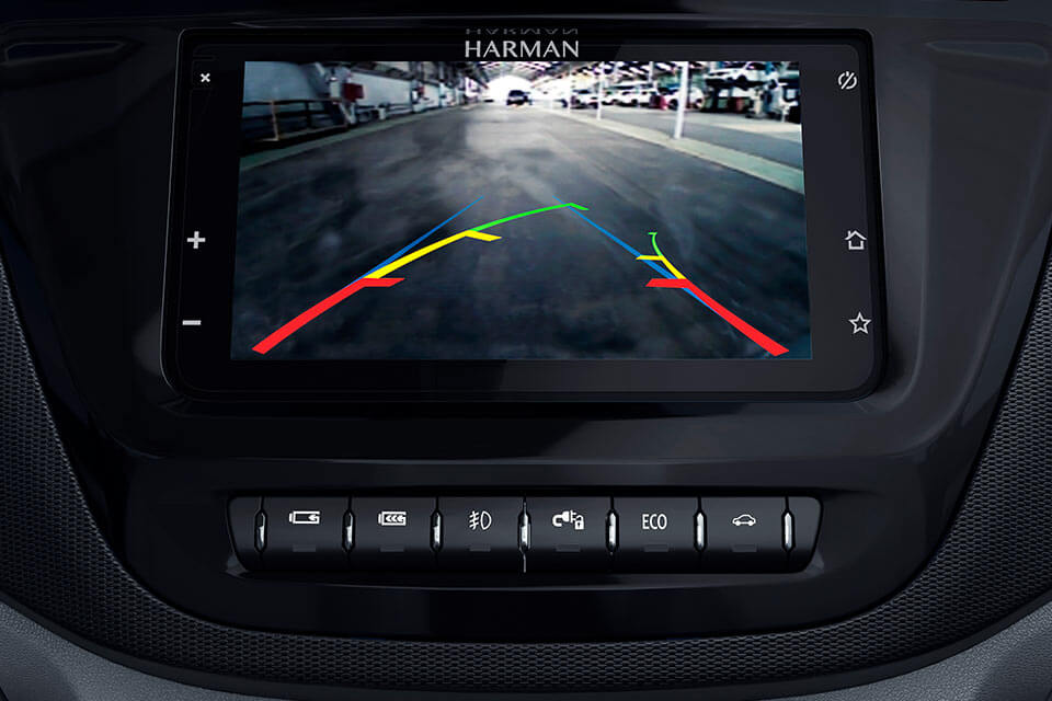 Tata Tiago EV reverse camera. Photo: Tata Motors Nepal