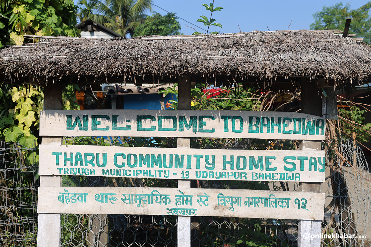 Bahedwa Tharu Community Homestay is gearing up for the construction of a hall and a Tharu museum