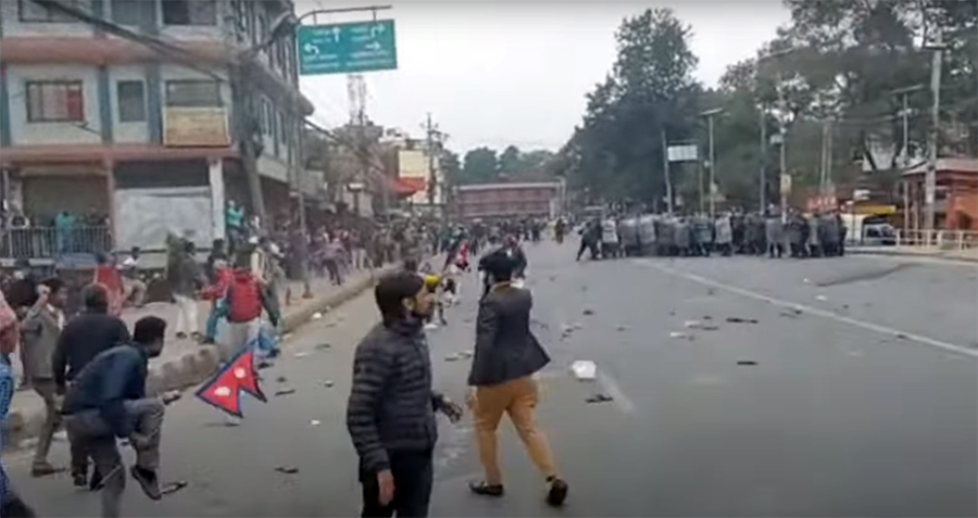 Situation tense in Gaushala after Durga Parsai supporters pelt stones at police