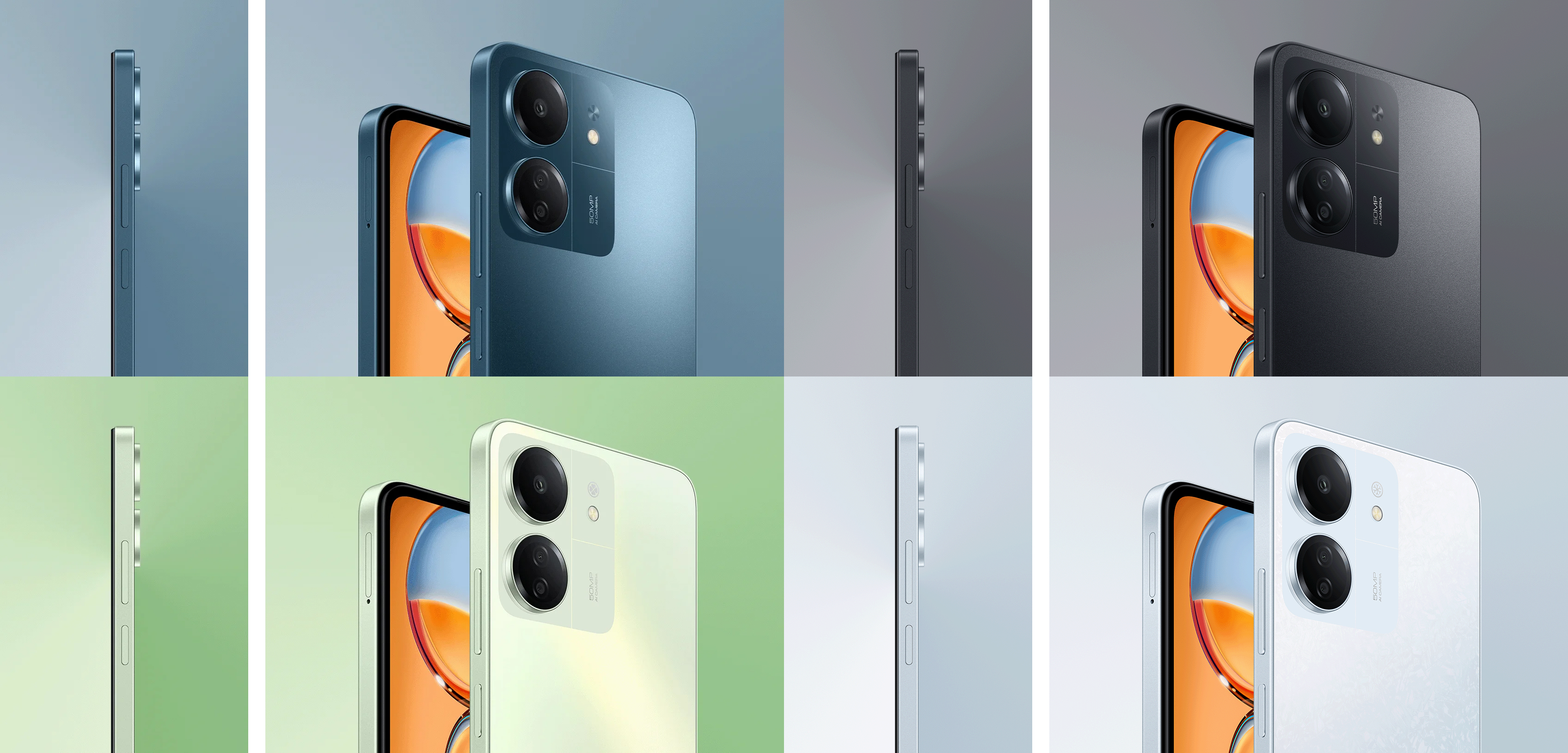 Redmi 13C colour options. Photo: Xiaomi Global