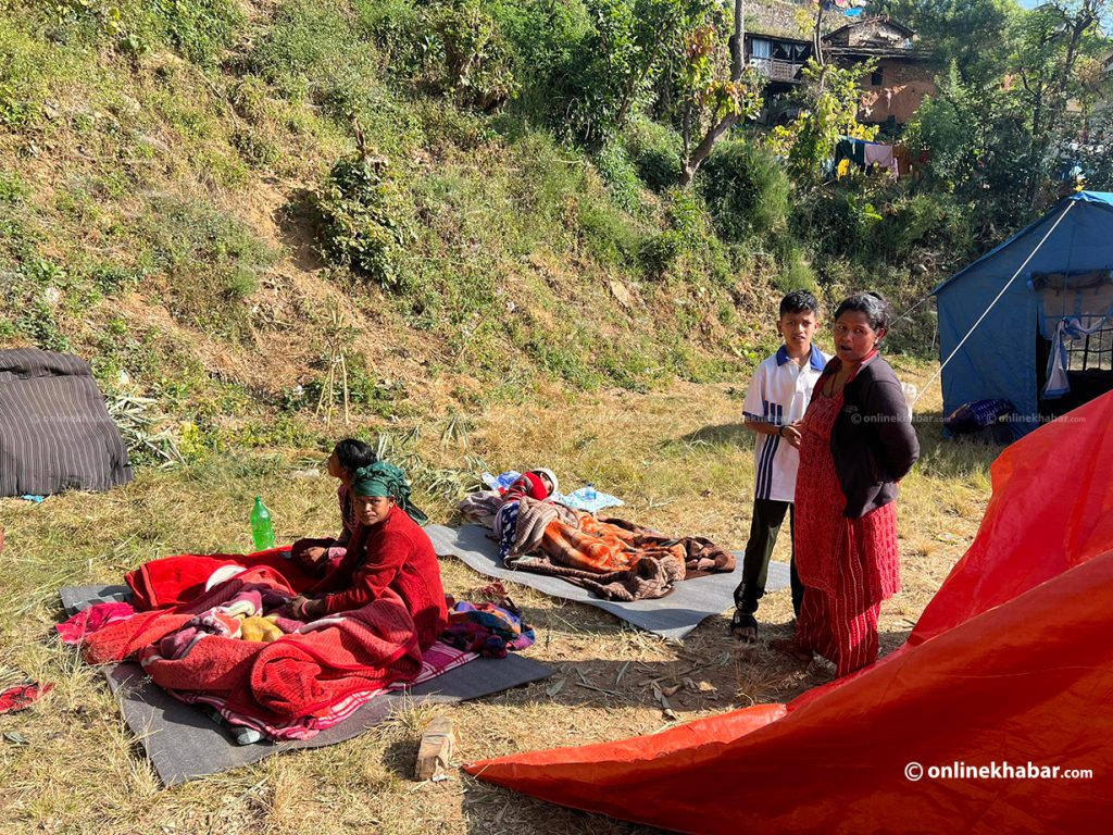 relief distribution - earthquake