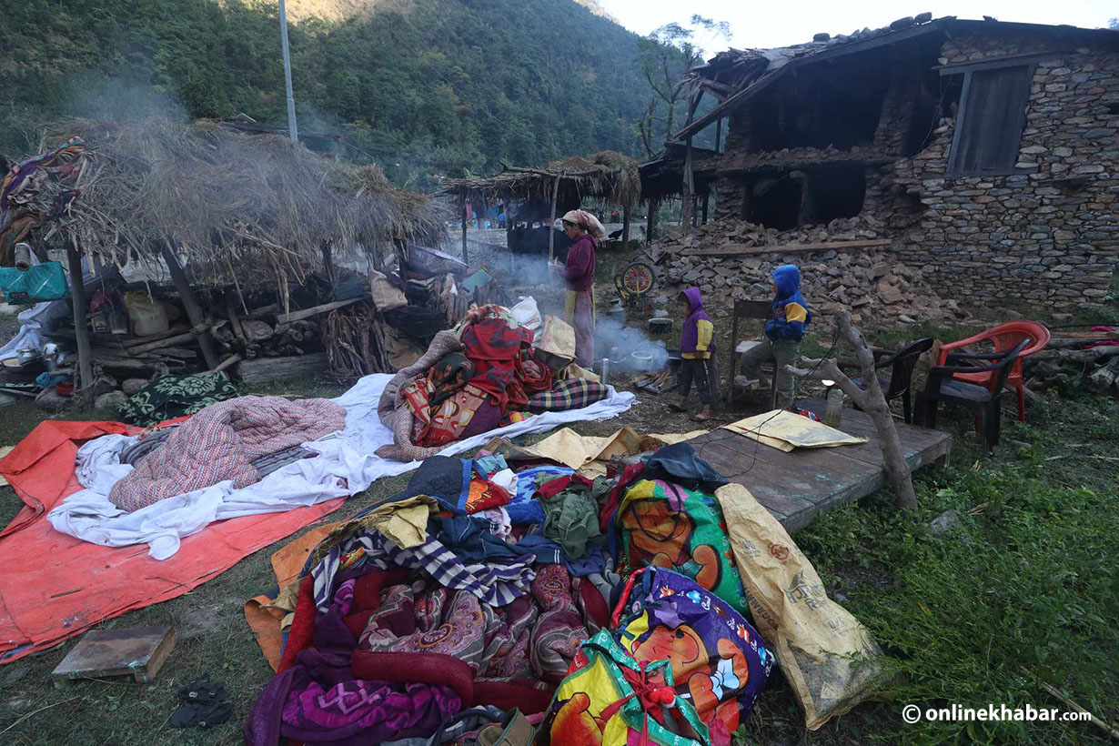 Earthquake survivors dying of cold in Jajarkot