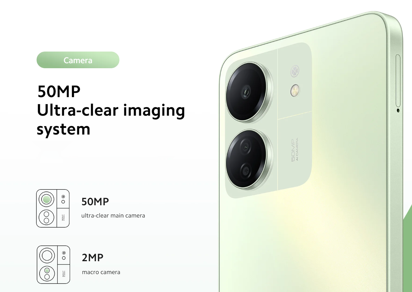 Redmi 13C camera. Photo: Xiaomi Global