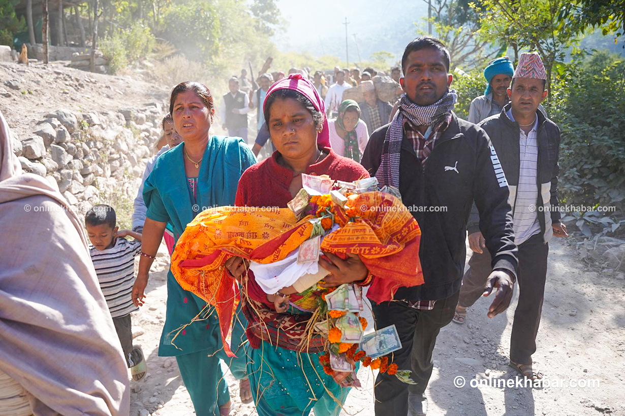 Village in Jajarkot unites in grief to bid farewell to earthquake victims