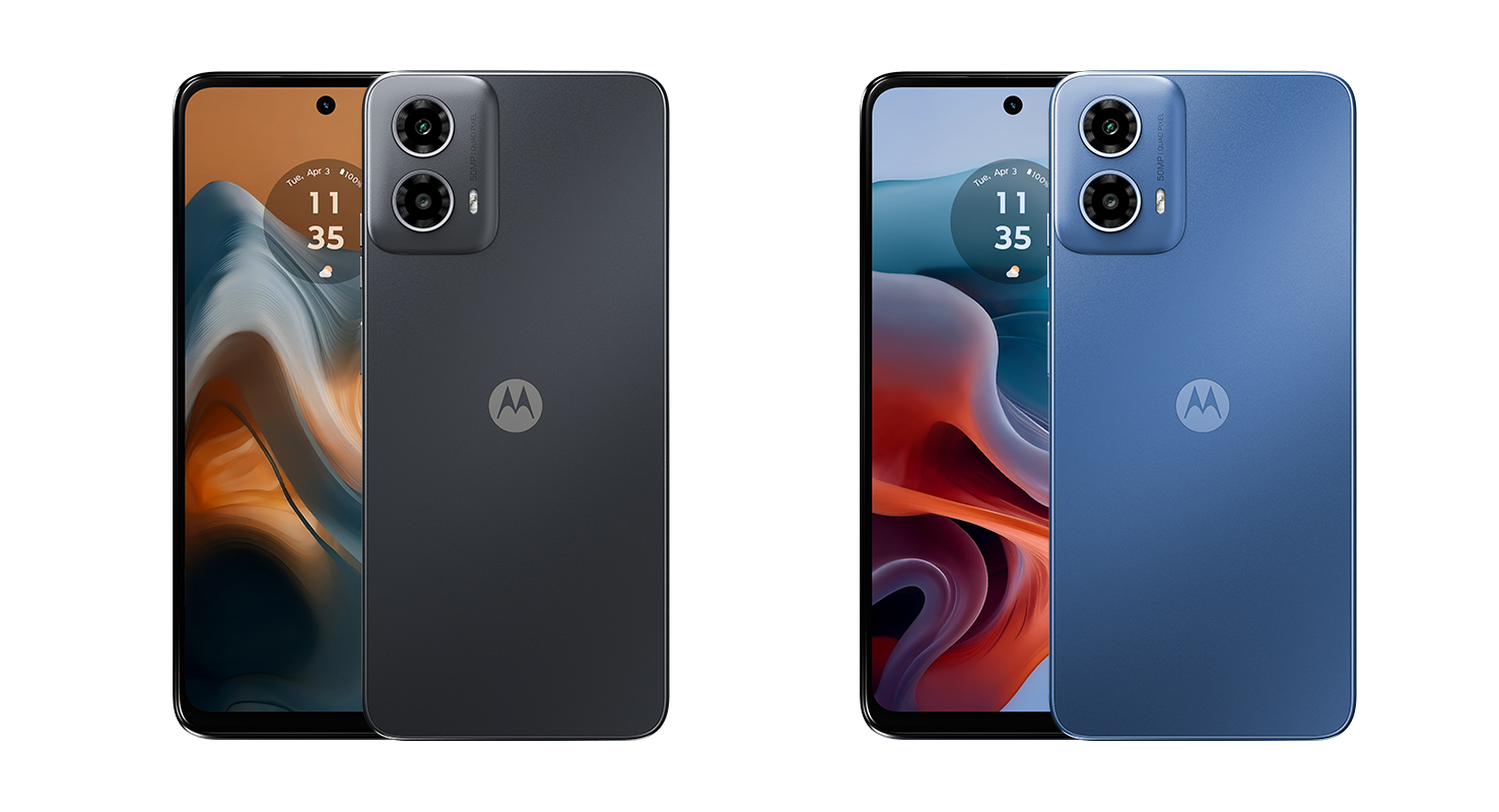 Motorola Moto G34 5G colour options. Photo: Lenovo CN 