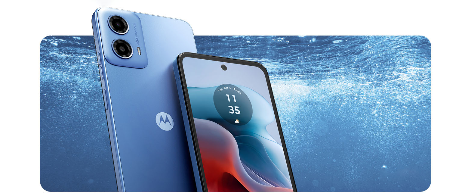 Motorola Moto G34 5G design and display. Photo: Lenovo CN 