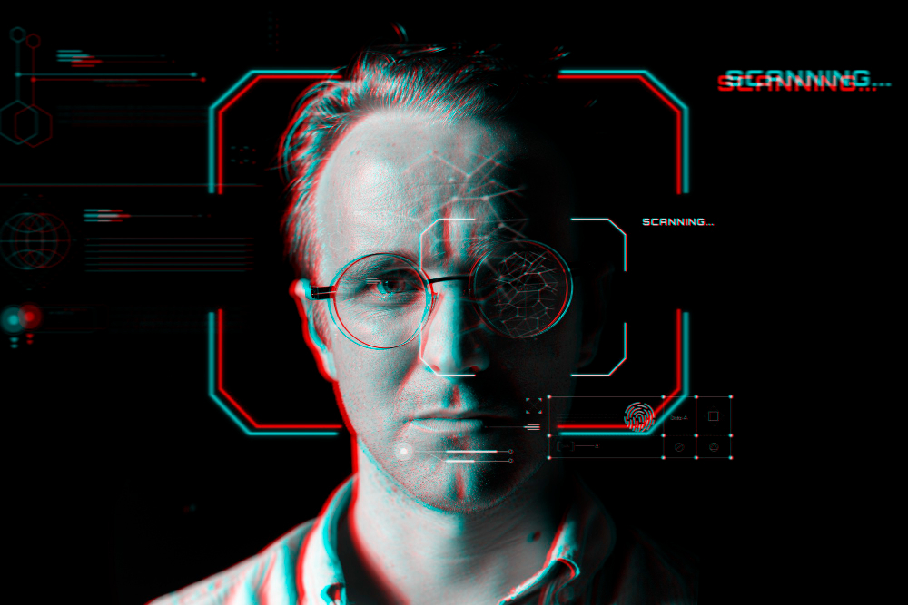 scanning man's face to create deepfake Ai content Representational image. Photo: Rawpixel