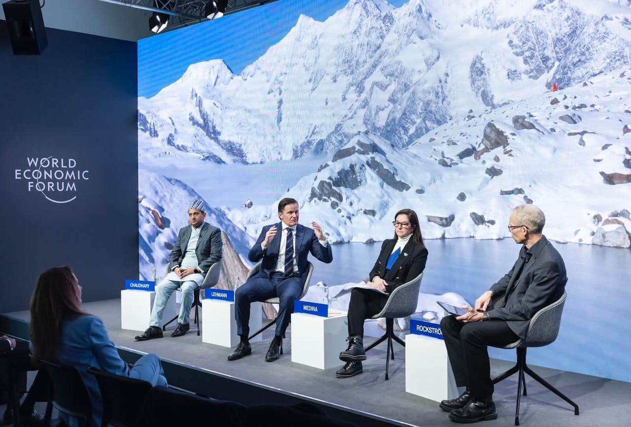 Nepal calls for urgent climate action at World Economic Forum