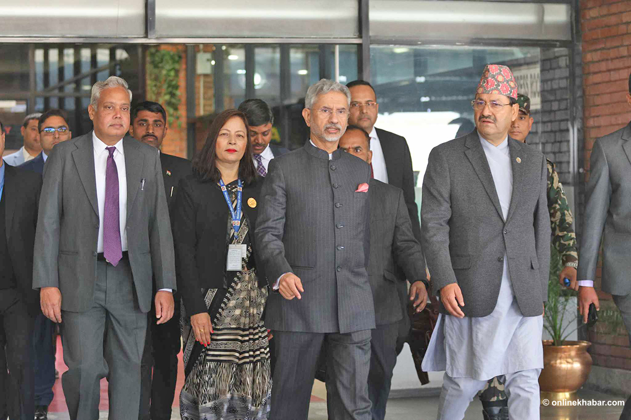 Indian Foreign Minister S Jaishankar arrives for Nepal-India Joint Commission meeting