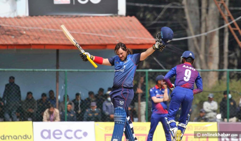 Loftie-Eaton and Namibia beat Nepal by 20 runs