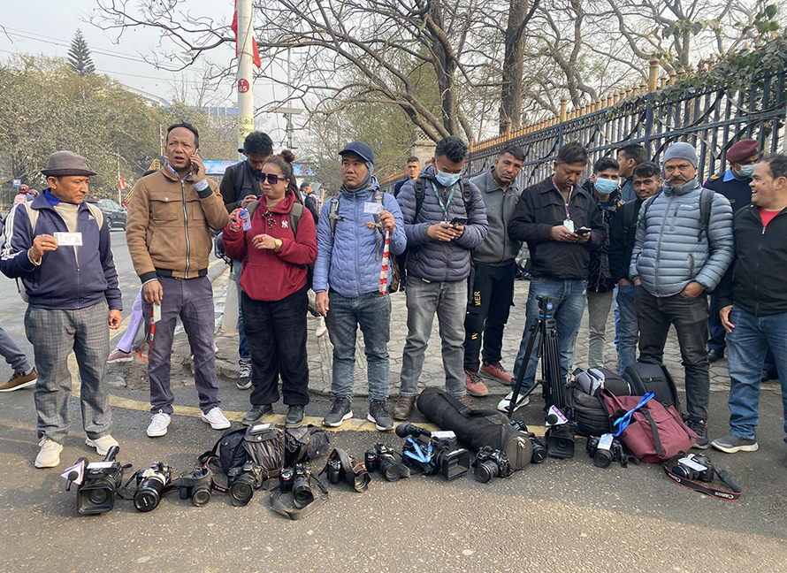 Photojournalists barred entry at National Democracy Day programme