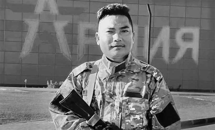 Sajan Gurung Russian army
