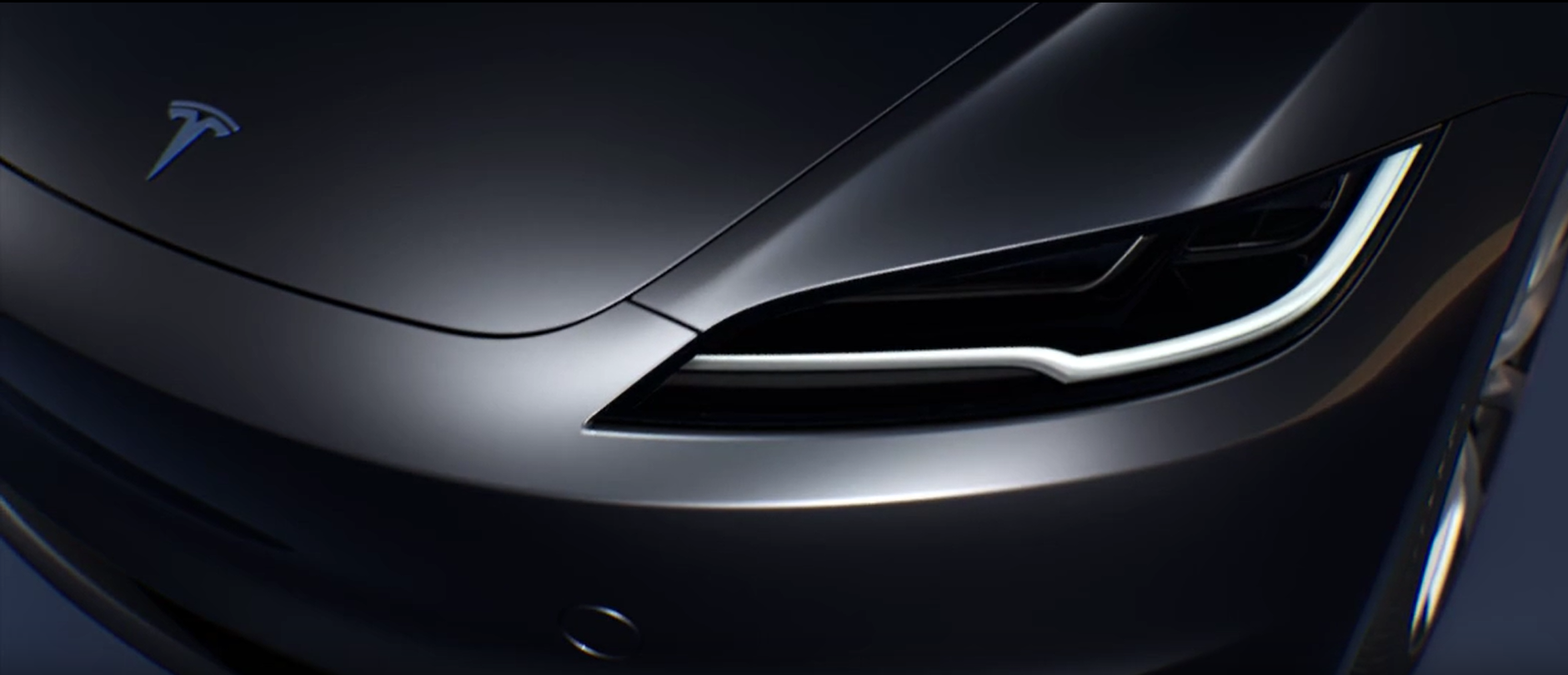 2024 Tesla Model 3 headlight. Photo: Tesla