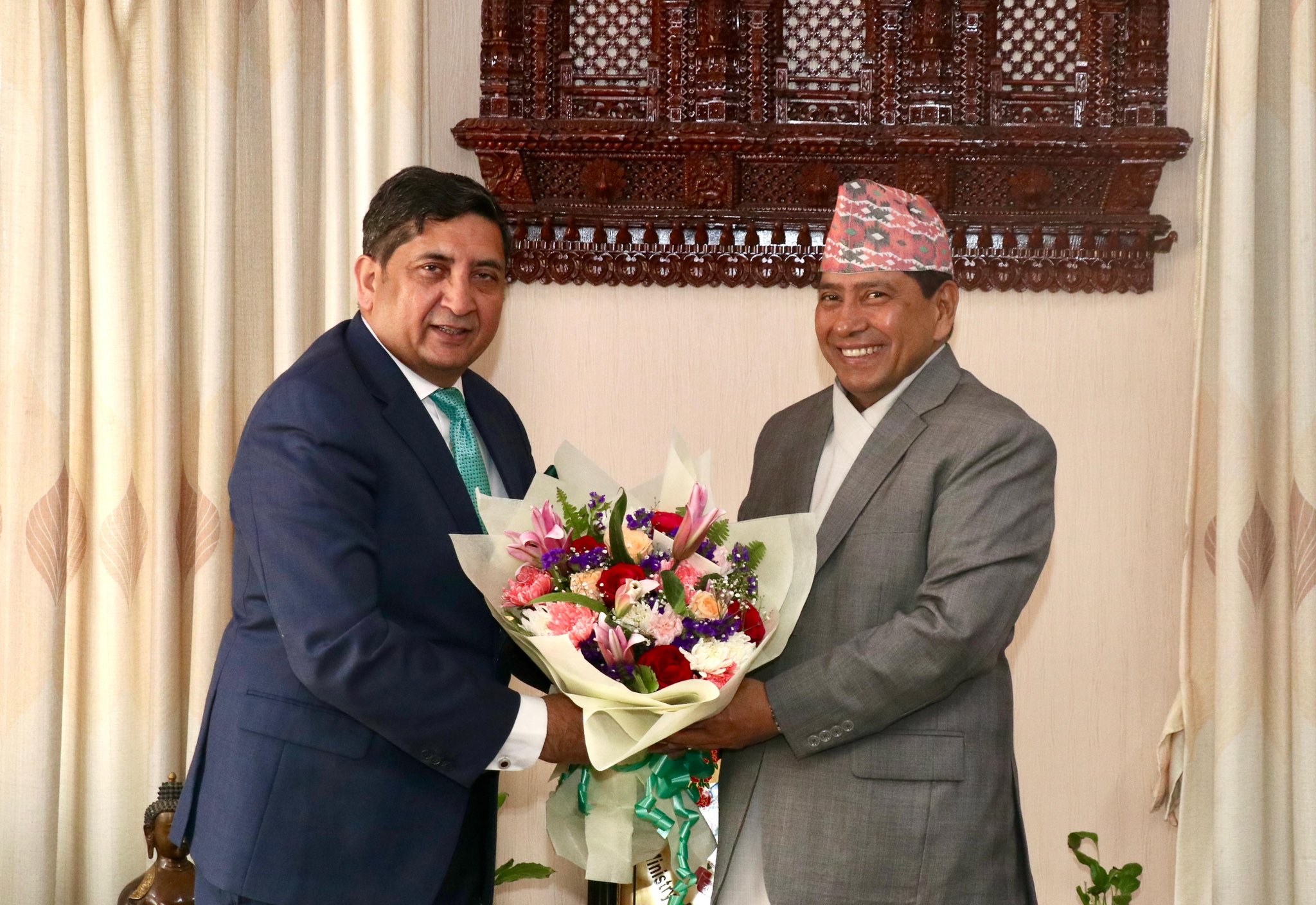 Ambassador of Pakistan to Nepal called upon Deputy Prime Minister and Minister for Foreign Affairs