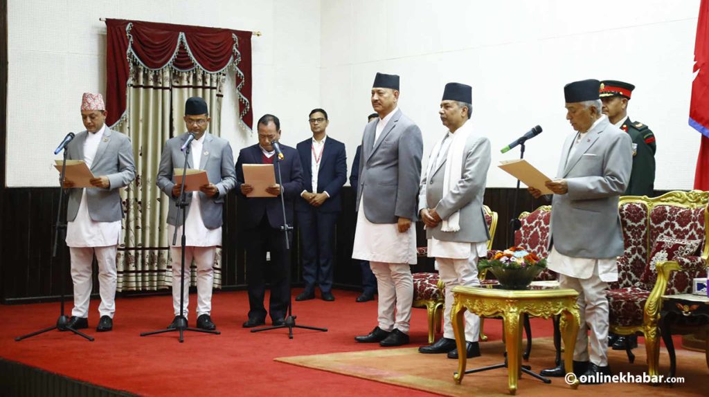 Three ministers took oath