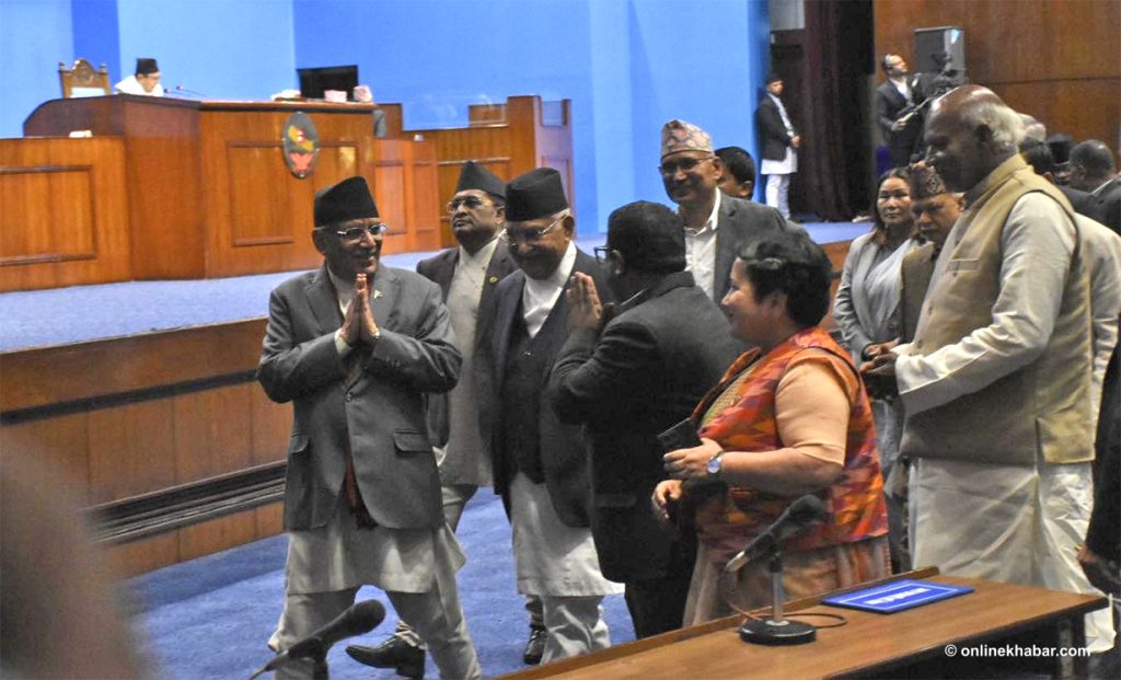 Prime Minister Pushpa Kamal Dahal receives vote of confidence in HoR