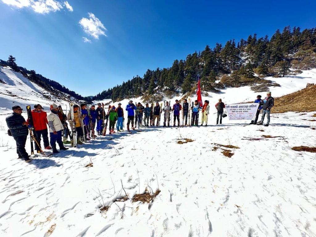 Ski training begins in Kalikot