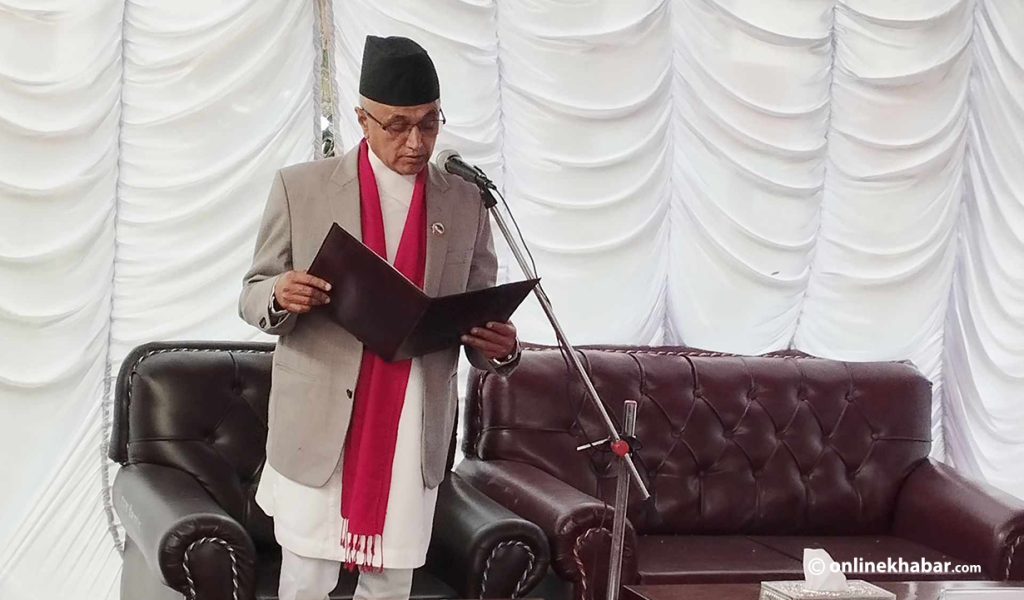 Chuman and Manange took oath as ministers along with CM Adhikari