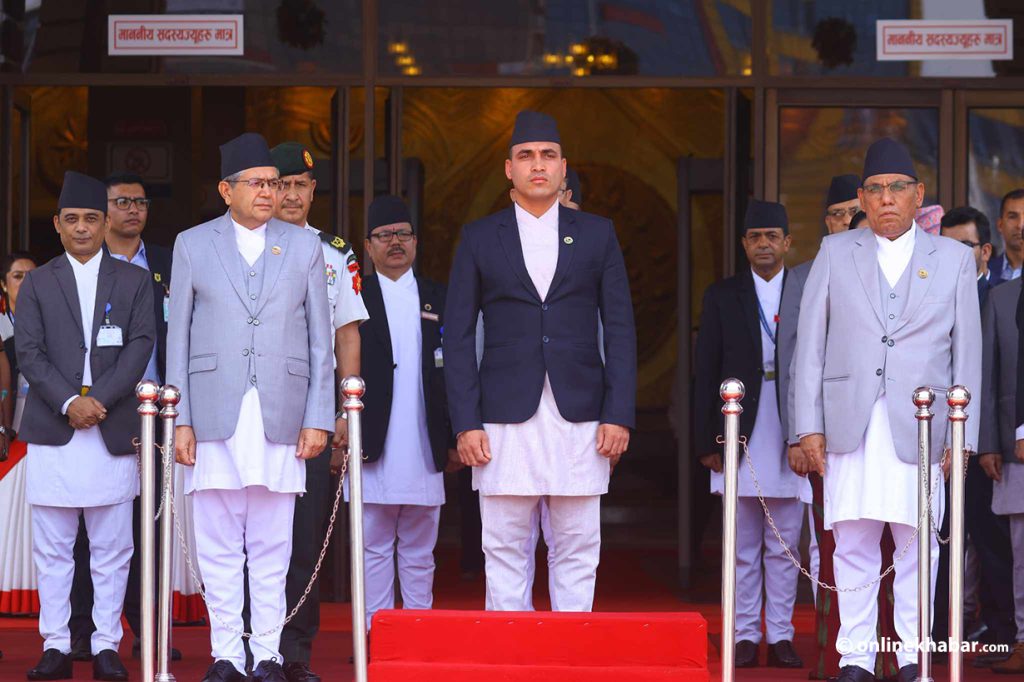 Rehearsal of the President’s arrival at Parliament House (Photos)