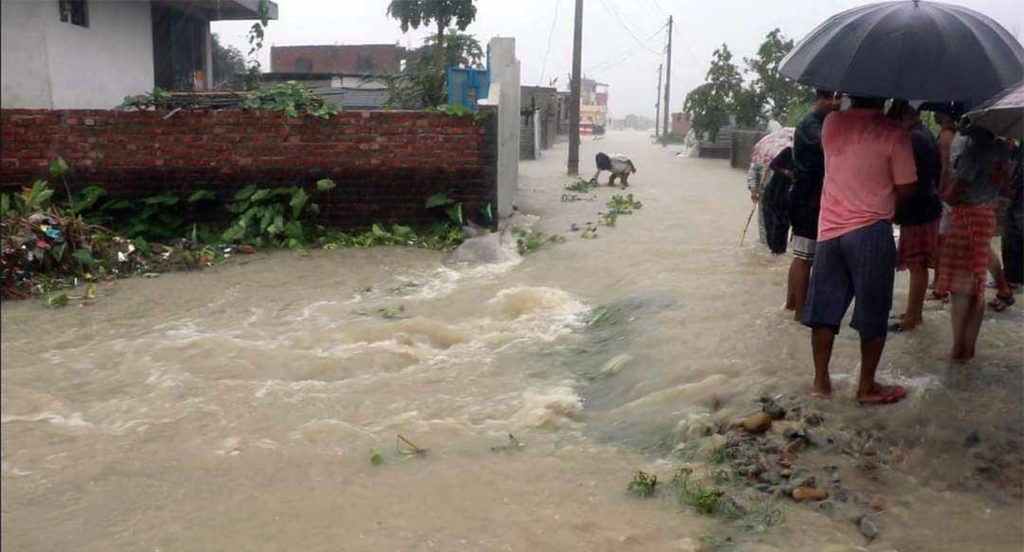 Floodwaters submerge over 500 houses in Biratnagar