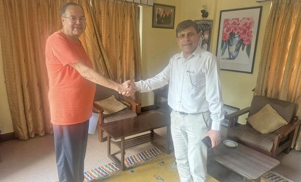 Jhala Nath Khanal withdraws candidacy for party President, endorses Ghanashyam Bhusal
