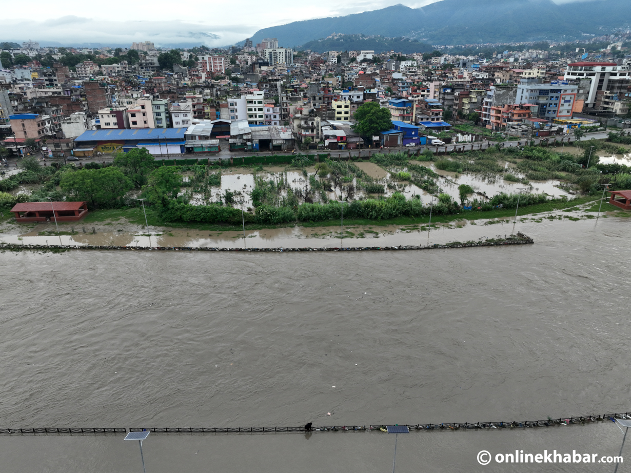 Kathmandu flooded (Drone Photos and Videos)