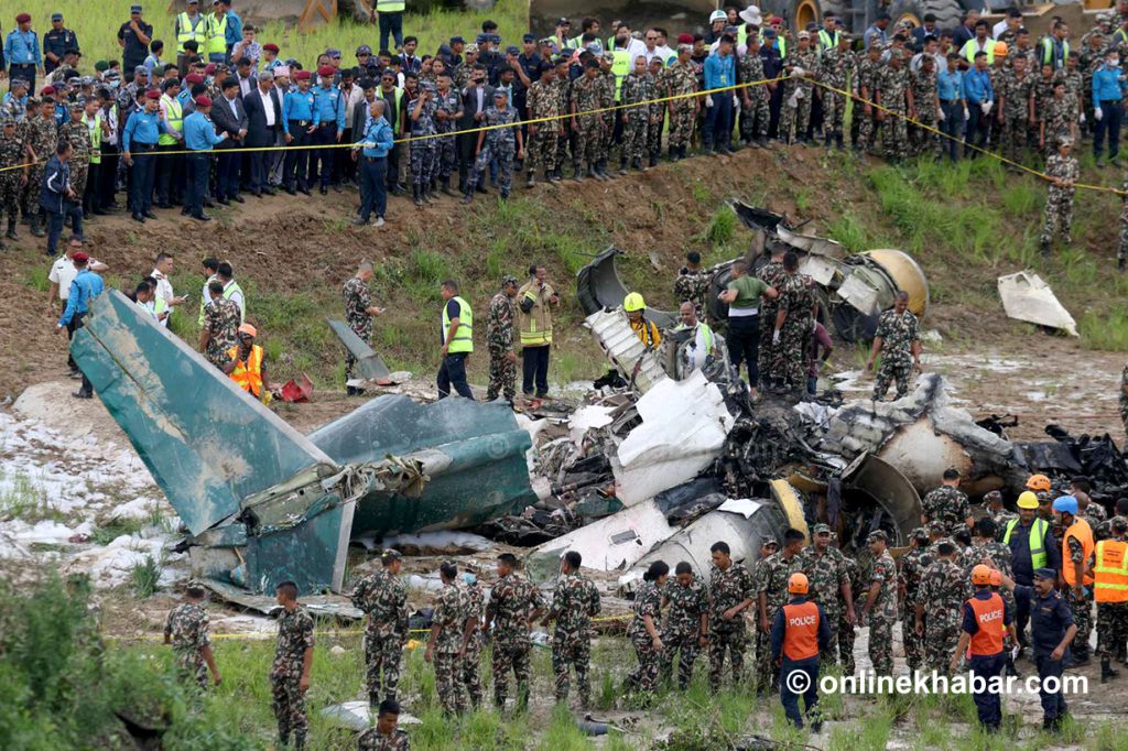 18 killed in Saurya air crash, PM Oli heading to TIA