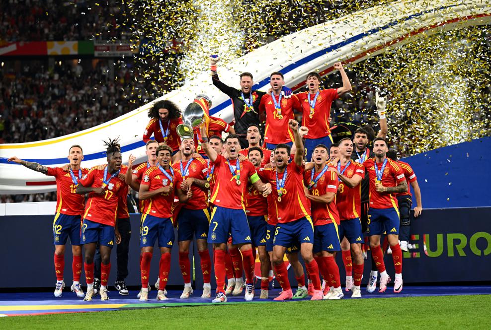 Spain wins Euro Cup title fourth time