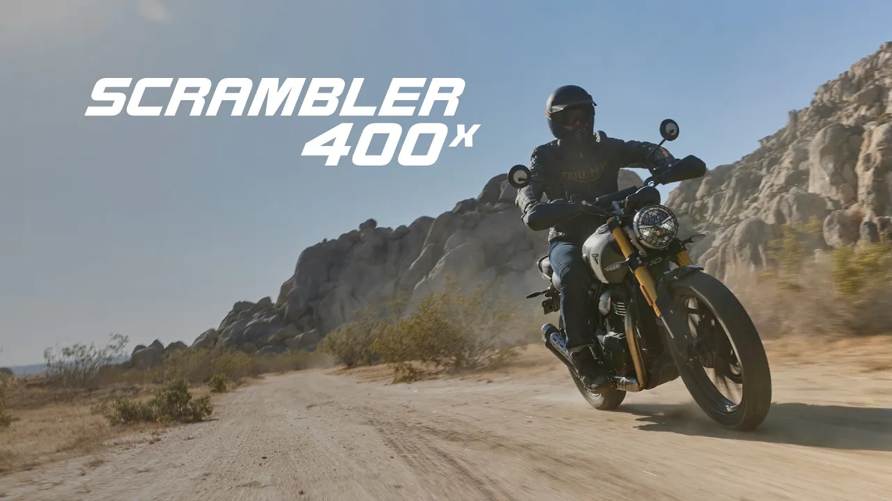 2024 Triumph Scrambler 400X. Photo: Triumph