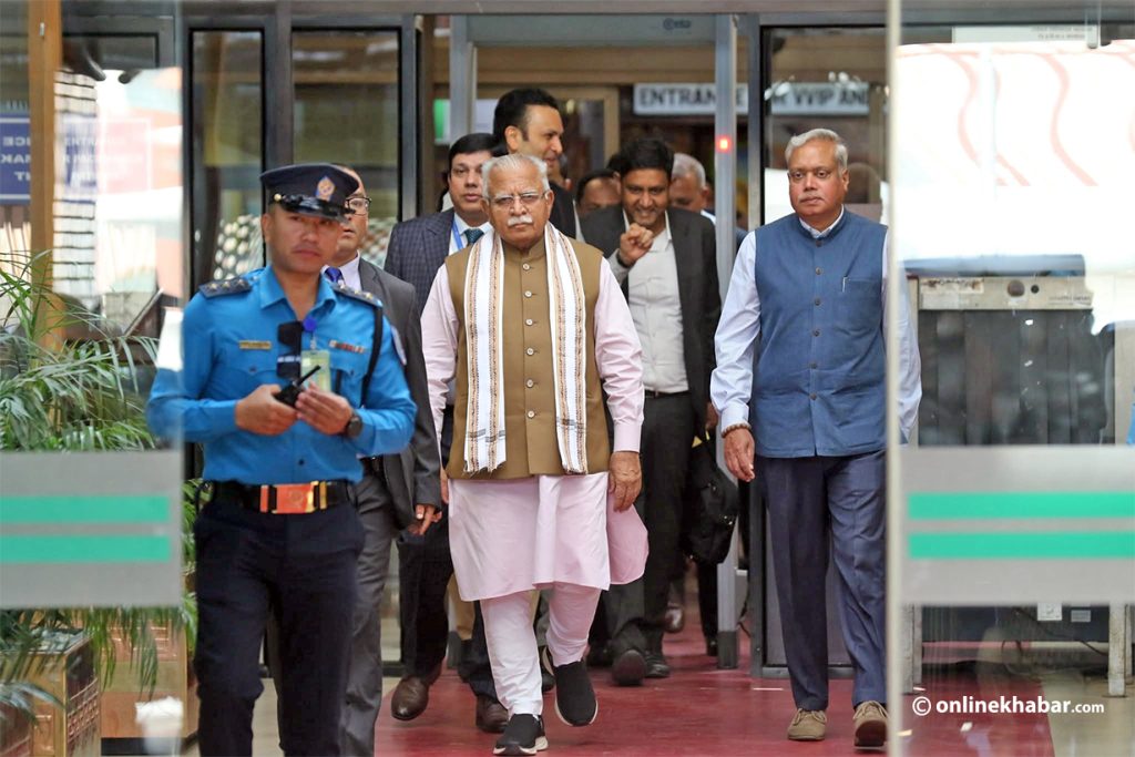 Indian Power Minister arrives in Nepal for 2-day visit