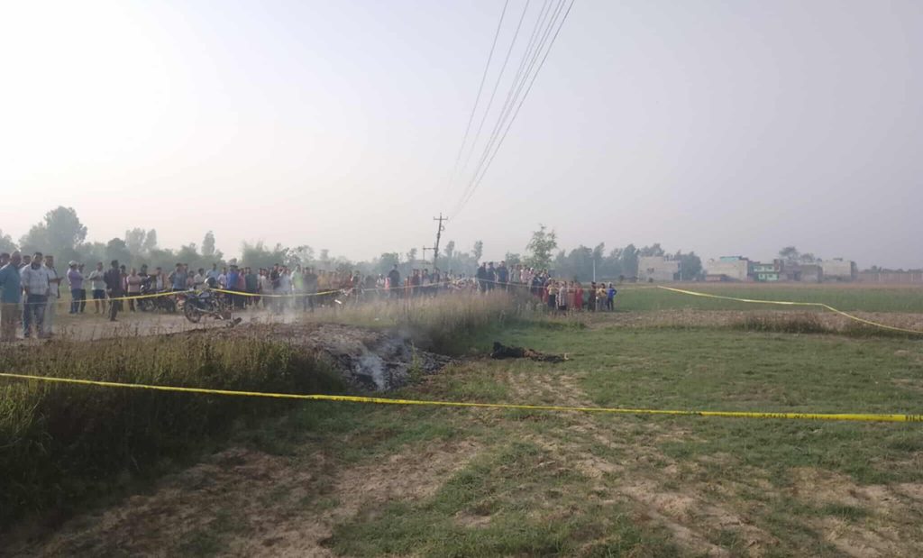 Charred body found in Belauri, Kanchanpur