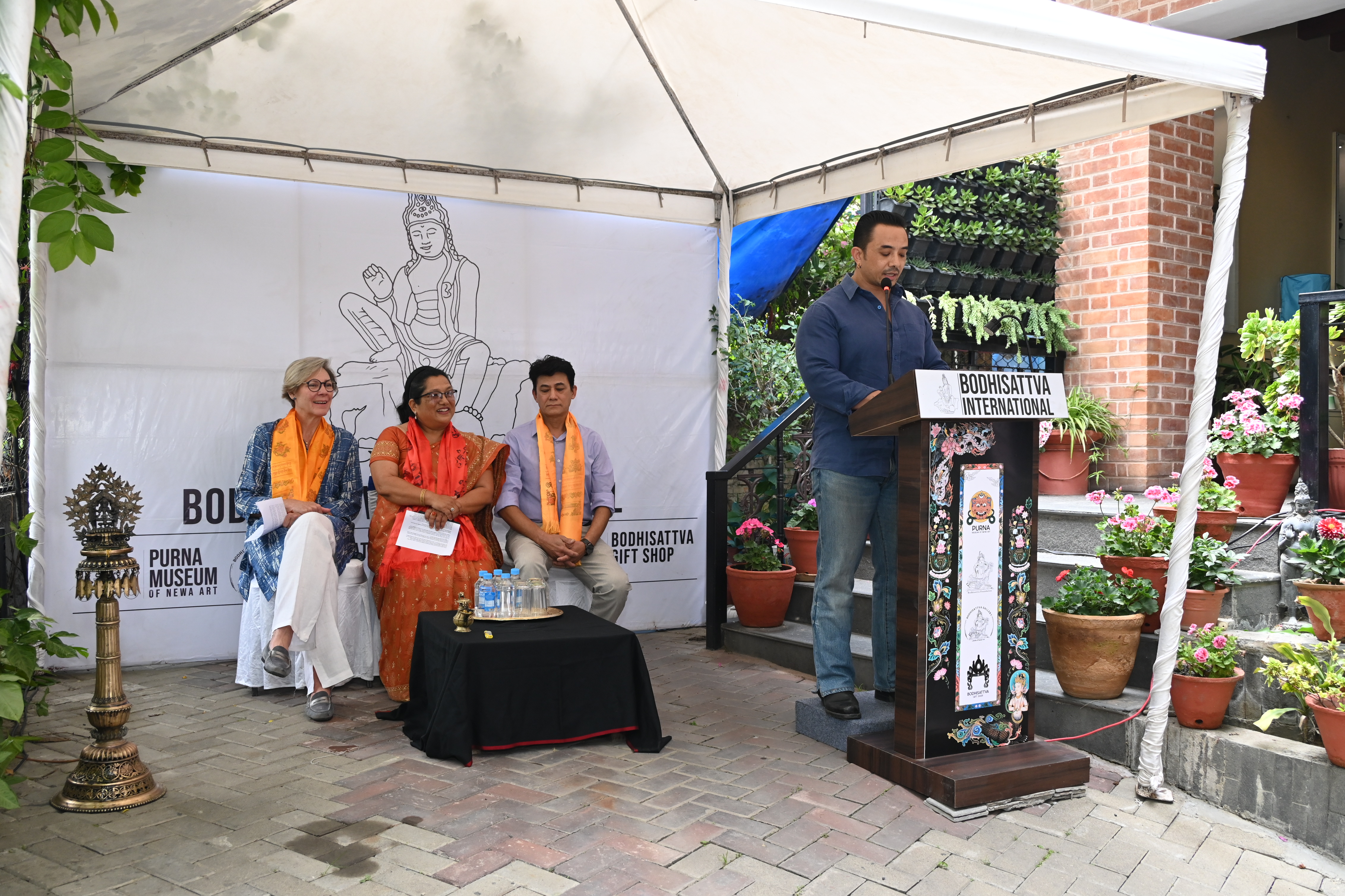 Two landmark exhibitions inaugurated to honour Paubha Master Udaya Charan Shrestha