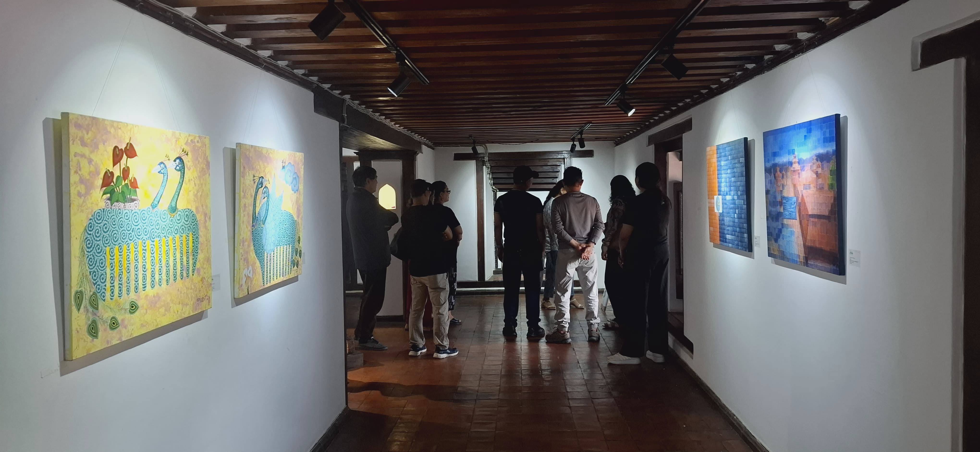 Himalayan Art Camp 2025 wraps up with a global showcase of artistic dialogue in Patan