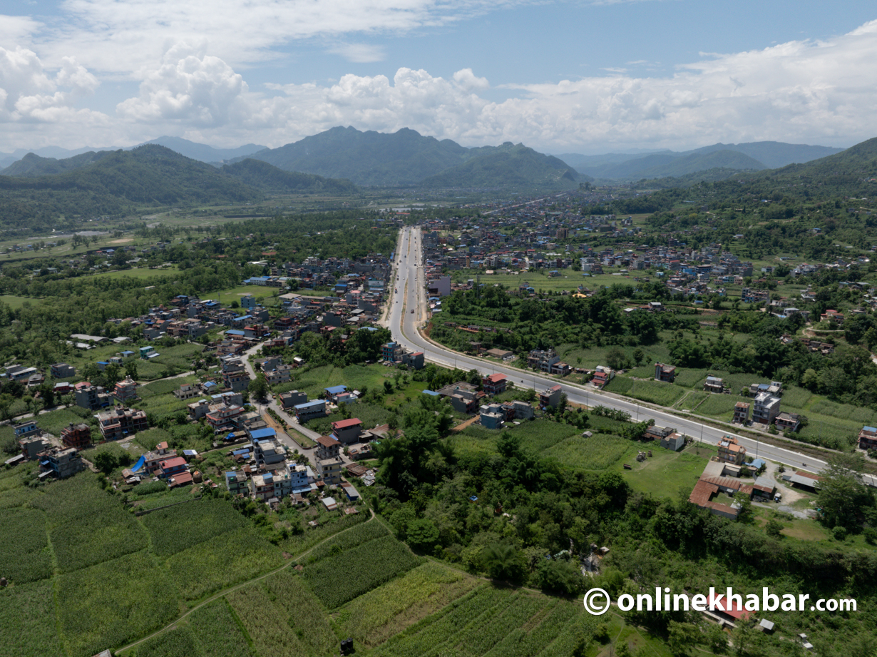 Muglin-Pokhara Road expanded to 4 lanes after 5 ecades (Photos/Video)