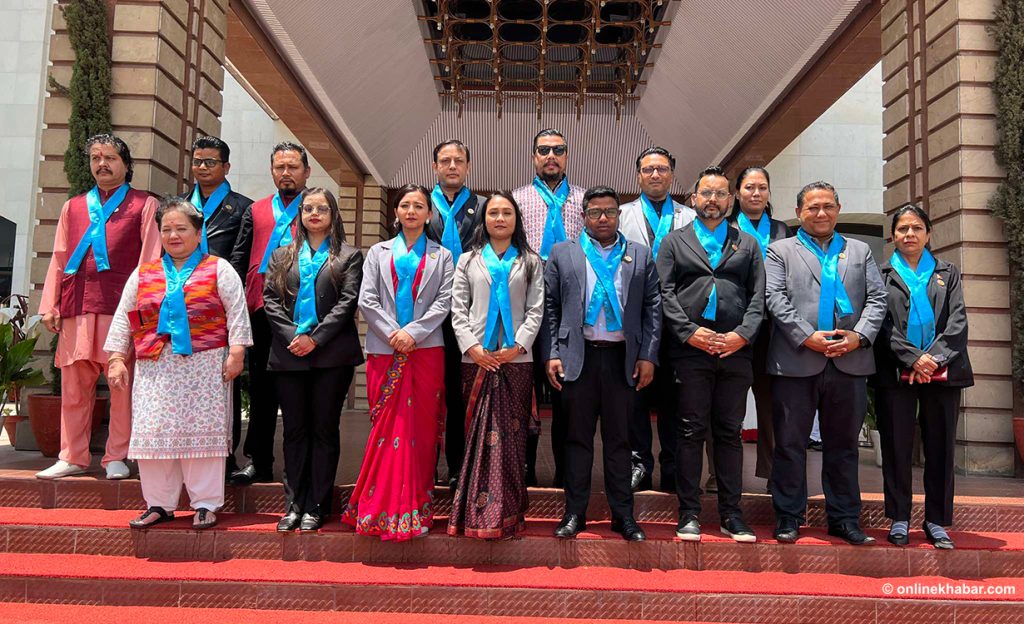 RSP MPs stage protest with blue ribbons over visit visa scandal