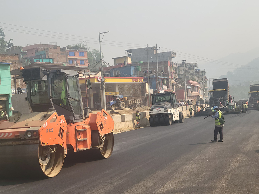 Muglin-Pokhara road expansion: 53 per cent works complete in western section