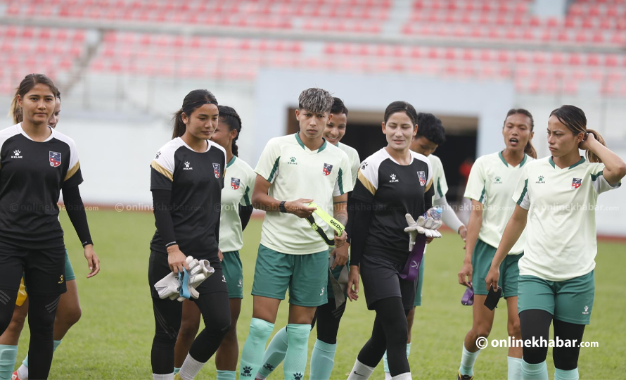 Nepali women’s football team gears up for 100th international match in Uzbekistan