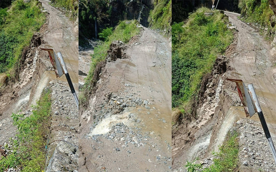 Heavy vehicles banned from plying Karnali Highway