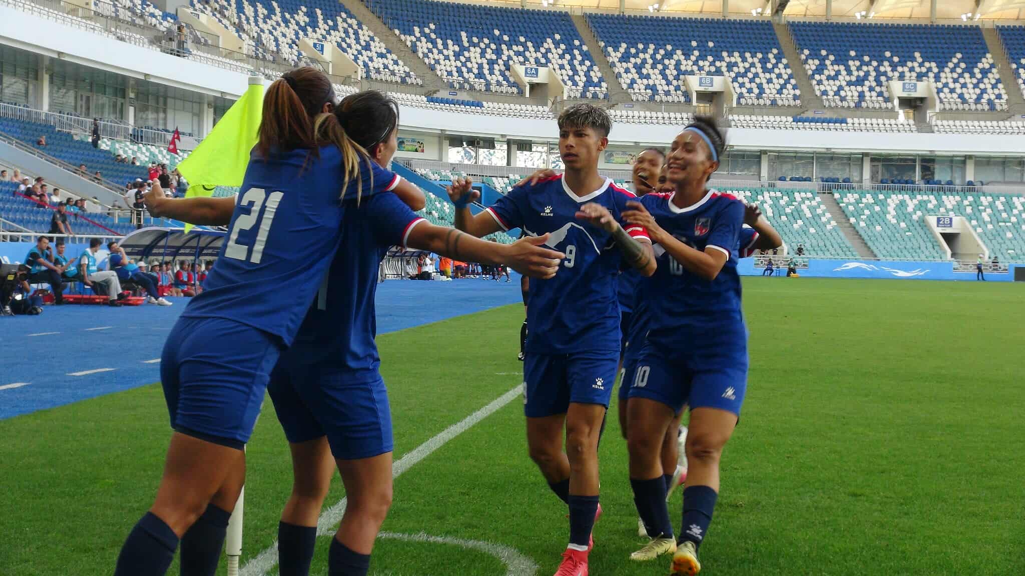 Nepal one win away from making women’s football history
