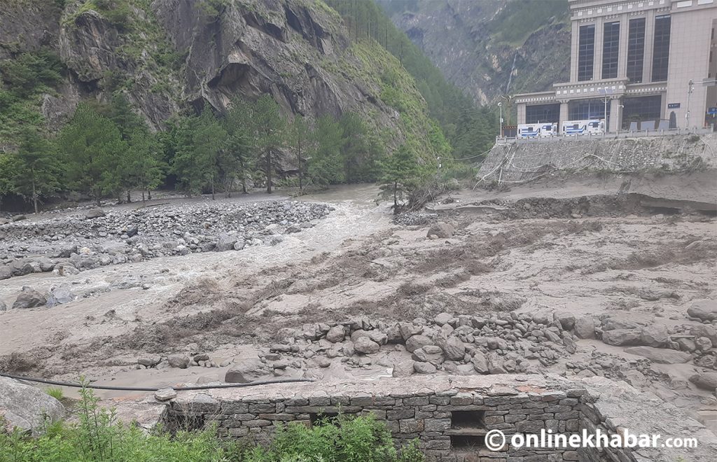 55 rescued, 18 missing after flood hits Rasuwagadhi