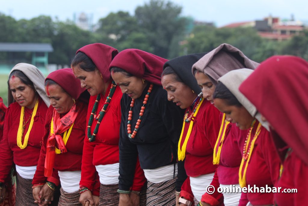 Bajhangi Deuda festival celebrated at Tundikhel on Saune Sankranti (Photos)