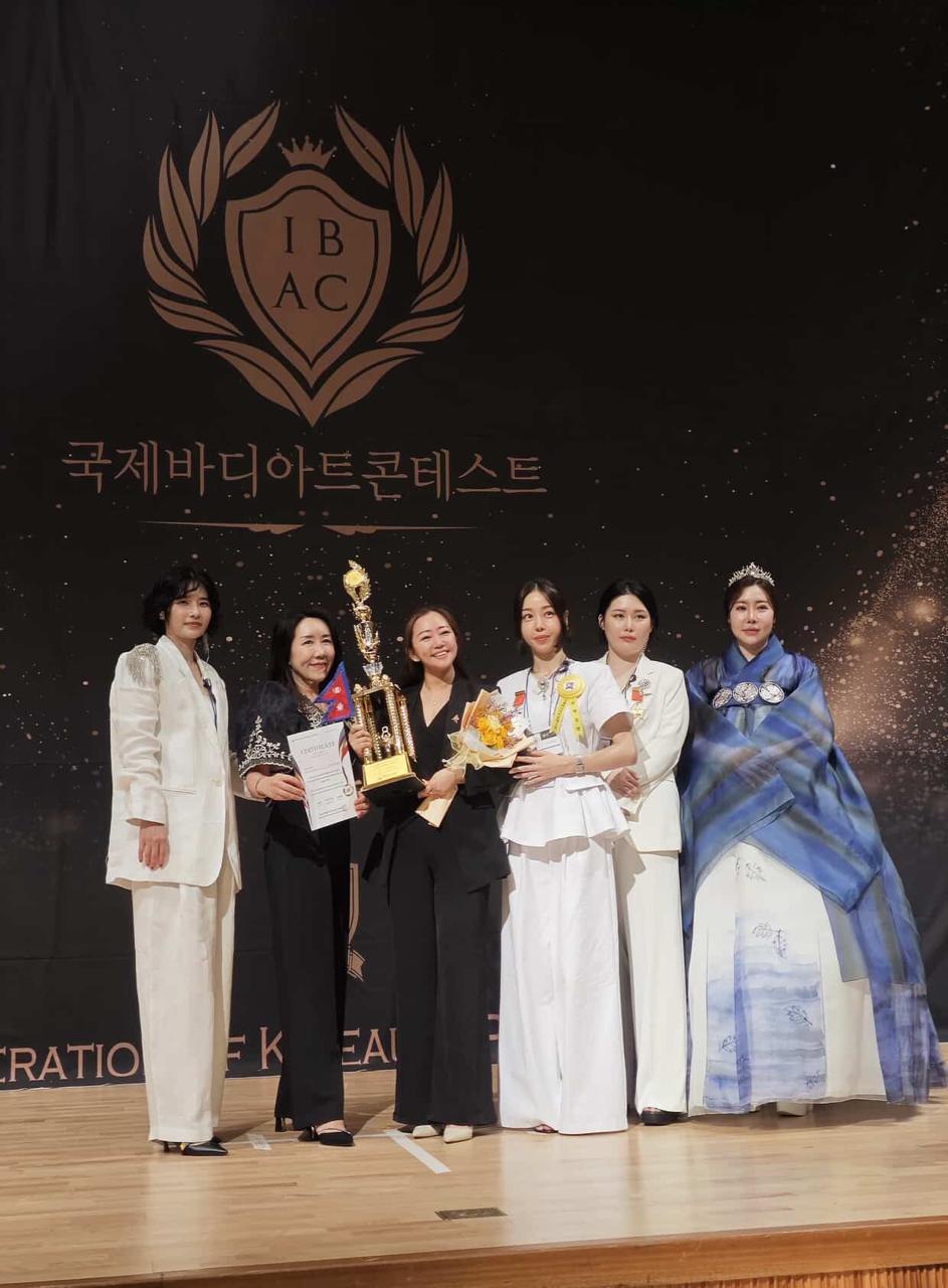 Nepal’s Aruna Gurung wins first place at International SPMU Contest in Korea