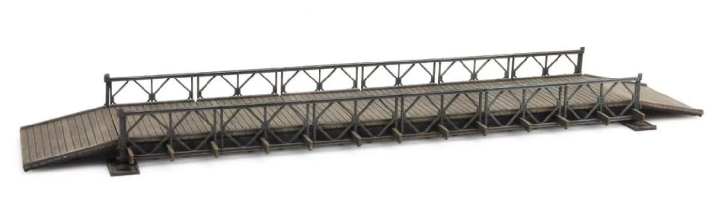Bailey bridge installed over Kaligandaki River in Mustang