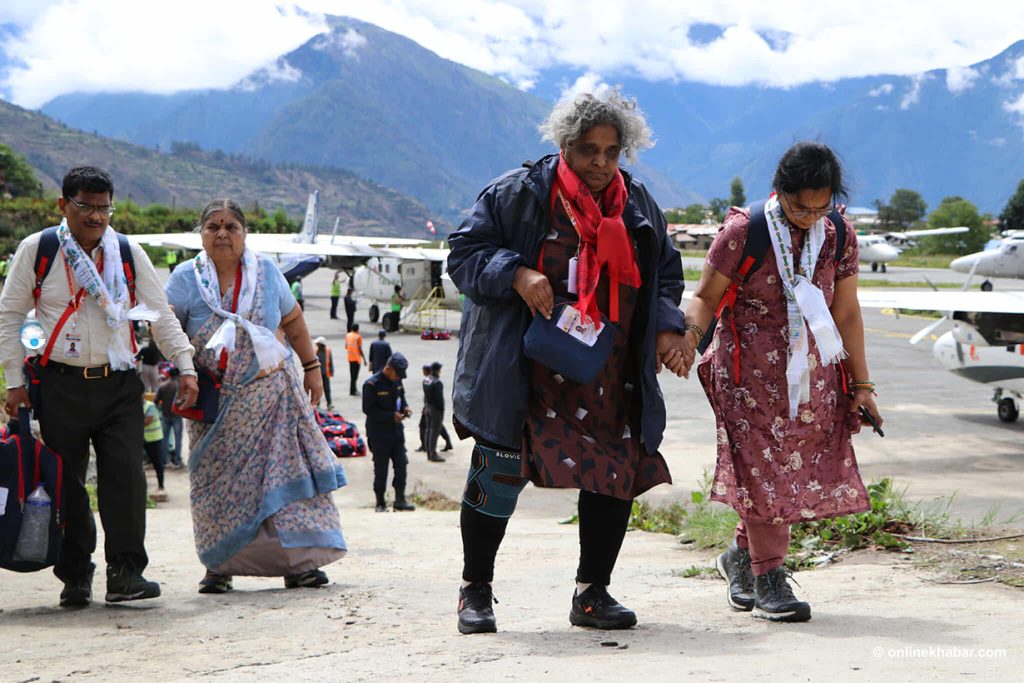 546 Indian pilgrims visit Mount Kailash via Humla post-Covid (Photos)