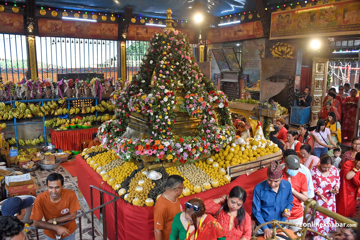 Ganesh Puja in Kamaladi (Photos)