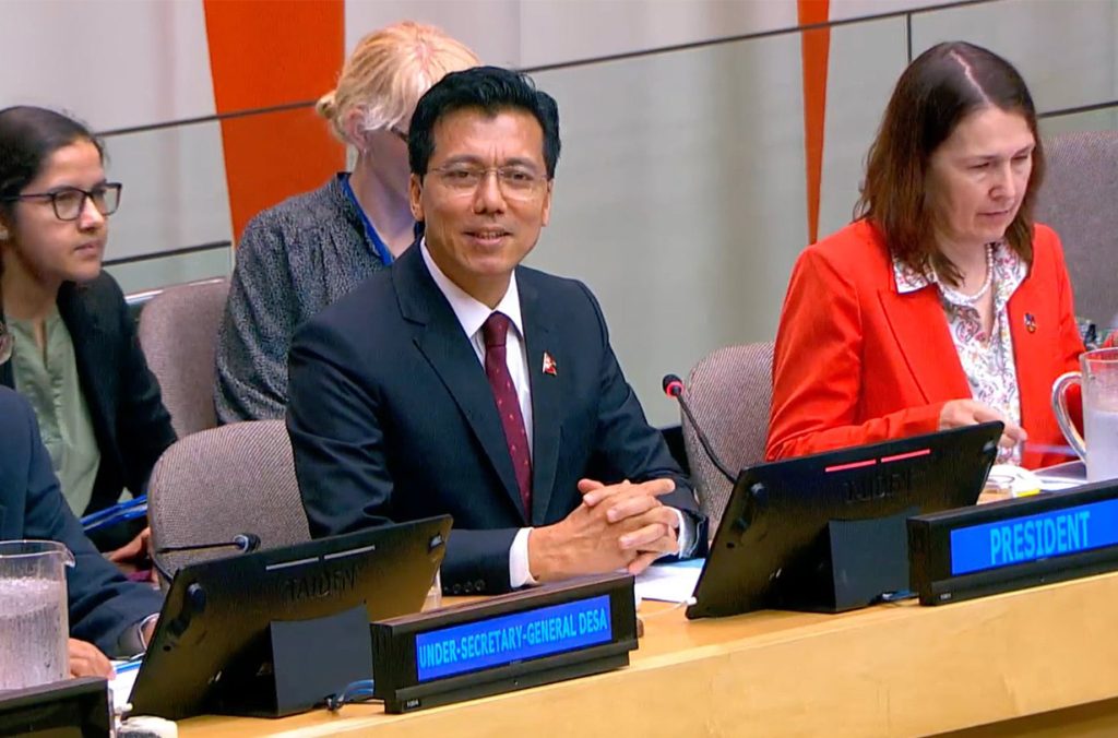 Nepal elected to ECOSOC President
