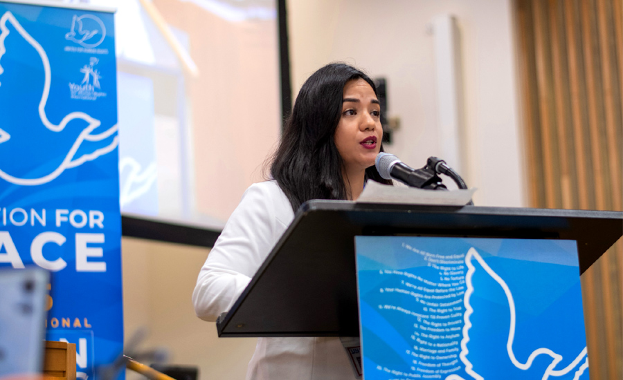 Singer Ashra Kunwar raises Nepal’s voice at United Nations Human Rights Summit