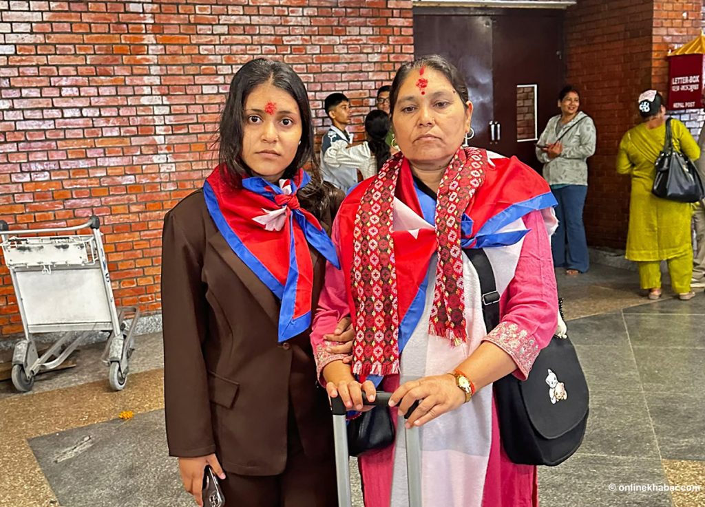 Bipin Joshi’s mother and sister travel to Israel to seek his release from Hamas