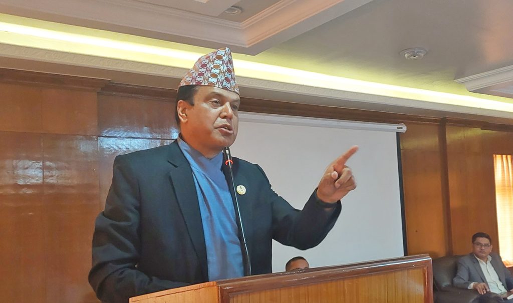 Bagmati province assembly speaker resigns