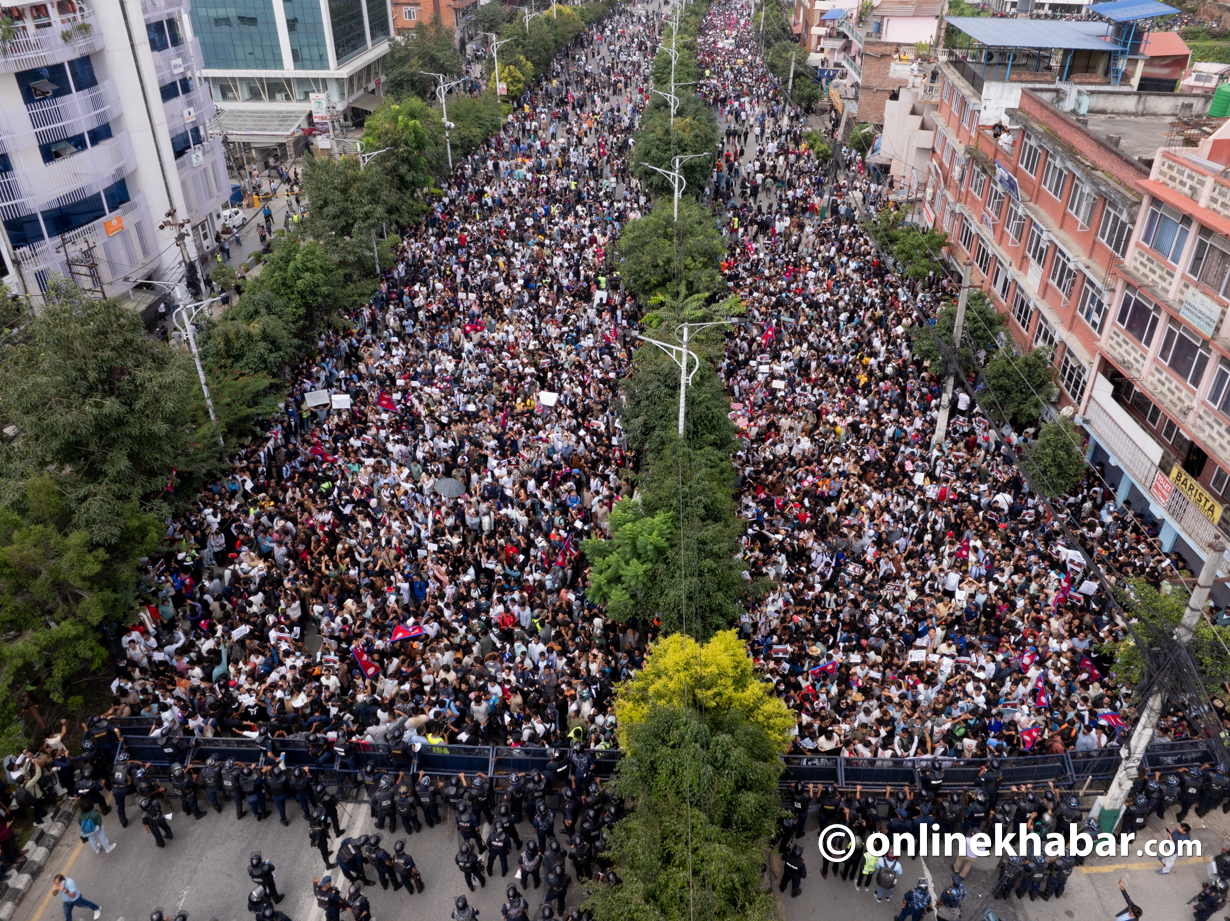Kathmandu’s Gen Z Uprising: A drone’s eye view of youth defiance